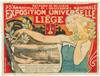 Poster. Exposition Universelle de Liège, 1905, 32x42 inches, B-, linen-backed. 1 item.